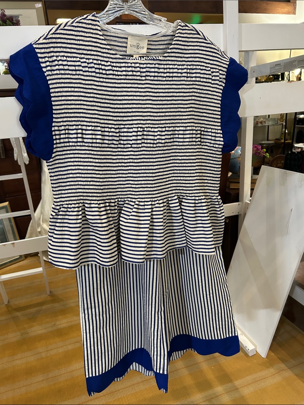 Blue and White 2-Piece Set